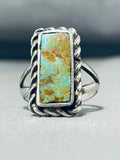 Astounding Vintage Native American Zuni Royston Turquoise Sterling Silver Ring-Nativo Arts
