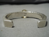Huge Rare Vintage Native American Navajo Citrine Sterling Silver Bracelet-Nativo Arts