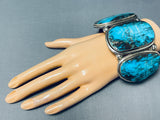 The Best Important Ben Begaye (d) Vintage Native American Navajo Sterling Silver Bisbee Bracelet-Nativo Arts