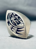 Advanced Twisting Silver Work Vintage Navajo Or Native American Hopi Sterling Ring-Nativo Arts
