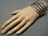 Tremendous Vintage Native American Navajo Simple Elegance Sterling Silver Bracelet-Nativo Arts