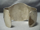 So Intricate! Vintage Native American Navajo Symbolic Sterling Silver Maze Bracelet Cuff-Nativo Arts