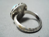 Beautiful Vintage Native American Navajo Red Mountain Turquoise Sterling Silver Ring-Nativo Arts