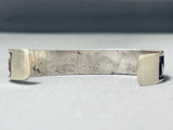 Traditional Vintage Native American Navajo Sterling Silver Bracelet-Nativo Arts