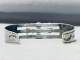 Early Century Vintage Native American Navajo Cerrillos Turquoise Sterling Silver Bracelet-Nativo Arts