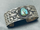 Plethora Of Silver Works Vintage Native American Navajo Royston Turquoise Sterling Bracelet-Nativo Arts