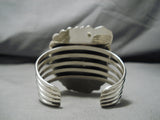 Important Raymond Nez Navajo Sterling Silver Native American Bracelet Cuff-Nativo Arts