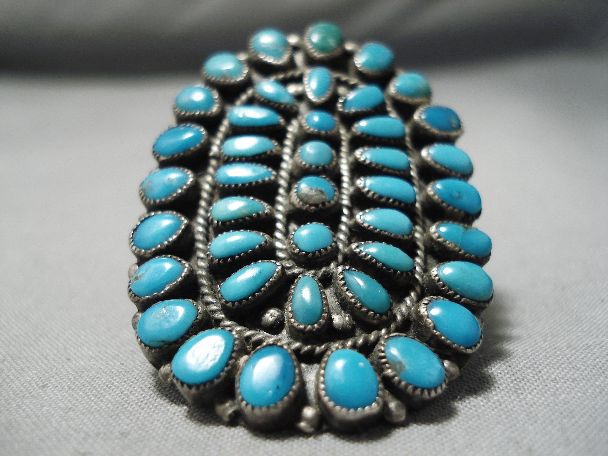 Best Vintage Native American Navajo Larry Moses Begay Turquoise 