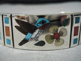 Marvelous Vintage Zuni Native American Laconsello Sterling Silver Bracelet-Nativo Arts