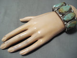 Les Nez Vintage Native American Navajo Royston Turquoise Sterling Silver Bracelet-Nativo Arts