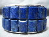 Best Lapis San Felipe Native American Lapis Sterling Silver Bracelet-Nativo Arts