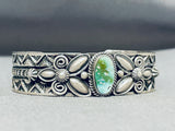 The Best Vintage Native American Navajo Andy Cadman Damale Turquoise Sterling Silver Bracelet-Nativo Arts