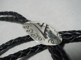 Wonderful Navajo Sterling Silver Bolo Native American-Nativo Arts