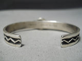 Important Vintage Native American Navajo Royston Turquoise Sterling Silver Bracelet Old-Nativo Arts