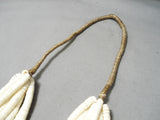 Monumental Vintage Santo Domingo Shell Necklace Native American Old-Nativo Arts