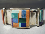 Important Vintage Native American Navajo Yellowhorse Turquoise Sterling Silver Bracelet-Nativo Arts