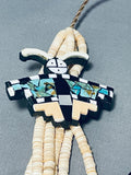 Native American One Of The Craziest Ever Vintage Santo Domingo Turquoise Necklace-Nativo Arts