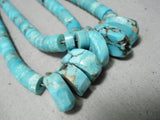 One Of The Best Vintage Native American Navajo Turquoise Jacla Pendant Old-Nativo Arts