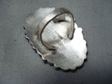 Astounding Vintage Navajo Turquoise Sterling Silver Ring Native American Old-Nativo Arts