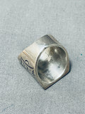 Astounding Vintage Native American Navajo Turquoise Sterling Silver Ring-Nativo Arts