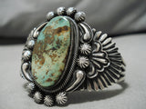 Best Vintage Native American Navajo Leo Martinez Royston Turquoise Sterling Silver Bracelet-Nativo Arts