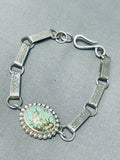 Native American Gorgeous Santo Domingo 8 Turquoise Sterling Silver Bracelet-Nativo Arts