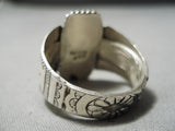 Stunning Robertson Tsosie Turquoise Vintage Native American Navajo Sterling Silver Ring-Nativo Arts
