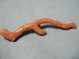 Outstanding Navajo Branch Coral Sterling Silver Pin Native American-Nativo Arts