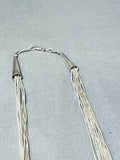 Marvelous Vintage Native American Navajo Sterling Silver Necklace-Nativo Arts