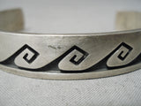 Important Vintage Hopi Sterling Silver Bracelet Native American-Nativo Arts