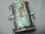 Absolutely Insane #8 Turquoise Native American Sterling Silver Bracelet-Nativo Arts