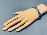 Important Al Jake Native American Navajo Royston Turquoise Sterling Silver Bracelet-Nativo Arts