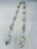 Inside Or Outside Links Vintage Native American Navajo Turquoise Sterling Silver Concho Belt-Nativo Arts