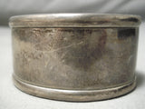 Important Vintage Native American Zuni Hand Wrought Sterling Silver Bracelet Cuff Old-Nativo Arts