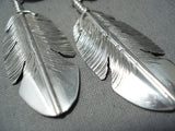 Dynamic Navajo Spiny Oyster Sterling Silver Earrings Native American-Nativo Arts