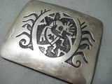 Dorothy Martinez Vintage Hopi Sterling Silver Buckle Native American Old-Nativo Arts