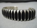Stunning Vintage Navajo Tahe Family Sterling Silver Native American Bracelet-Nativo Arts