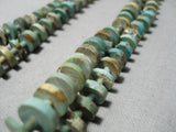 Native American One Of The Best Vintage Santo Domingo Royston Turquoise Sterling Silver Necklace-Nativo Arts