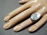 Turquoise Tree Vintage Zuni Sterling Silver Native American Ring-Nativo Arts