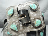One Of Biggest Best Vintage Native American Navajo Royston Turquoise Sterling Silver Concho Belt-Nativo Arts