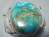 Museum Vintage Native American Navajo Royston Turquoise Sterling Silver Bracelet-Nativo Arts