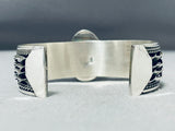Twist Row Unique Vintage Native American Navajo Royston Turquoise Sterling Silver Bracelet-Nativo Arts