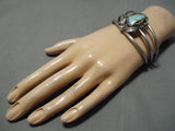 Vintage Navajo Royston Turquoise Sterling Silver Native American Bracelet-Nativo Arts
