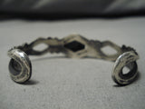Rare Vintage Native American Navajo Royston Turquoise Sterling Silver Bracelet-Nativo Arts