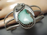 Tremendous Vintage Native American Navajo Royston Turquoise Sterling Silver Bracelet Old-Nativo Arts