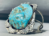 Draper Family Vintage Native American Navajo Turquoise Sterling Silver Bracelet-Nativo Arts