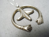 Marvelous Vintage Navajo Sterling Silver Necklace Native American-Nativo Arts