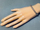 Native American Impressive Signed Zuni Corals Sterling Silver Bracelet-Nativo Arts