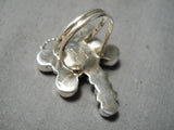 Newsworthy Navajo Coral Sterling Silver Dragonfly Ring Native American-Nativo Arts