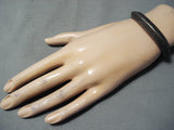 Superior Vintage Navajo Sterling Silver Bracelet Native American Old-Nativo Arts